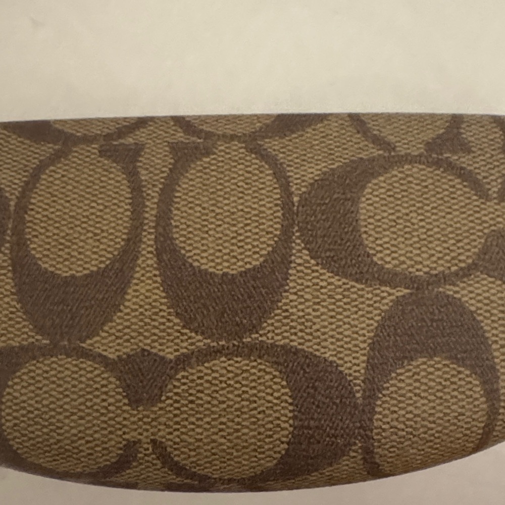 Coach Clamshell Brown Patterned Sunglasses Case - image 7
